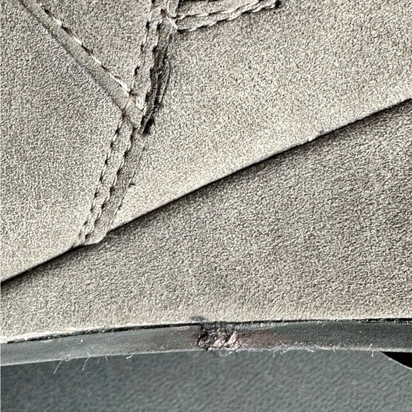 MADELINE Girl 2” Grey Ankle Wedges Sz 8 - Picture 7 of 10